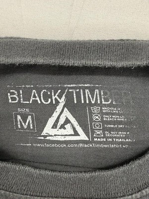 Black Timber Thanos Avengers Endgame Men's M Black T-Shirt Cotton