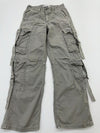 Bershka Unisex Gray Pants – Size M, Cargo, Cotton