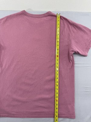 Nike The Nike Tee Men's L Light Mauve Cotton Short Sleeve Loose Fit