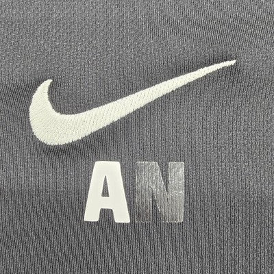 Nike Men's M Black Dri-FIT V-Neck Football Jersey Short Sleeve