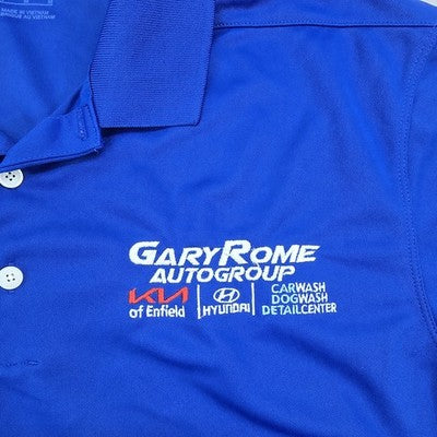 Nike Men's Blue Dri-FIT Golf Polo Short Sleeve Moisture Wicking