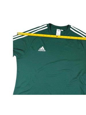 Adidas Women's L Green Climalite Practice Jersey L Moisture Wicking