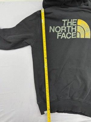 The North Face Men's Grey Pullover Hoodie XS Cotton Blend