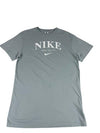 Nike Women's Gray T-Shirt – Size S, Swoosh Print swoosh print, Graphic