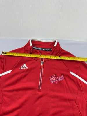 Adidas Men's Power Red Climalite Track Jacket M Full Zip