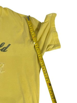 Nike Men's Large Yellow Track & Field Cotton T-Shirt XL