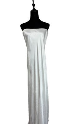 Norma Kamali Bias Strapless Gown Snow White Long Dress Formal Small