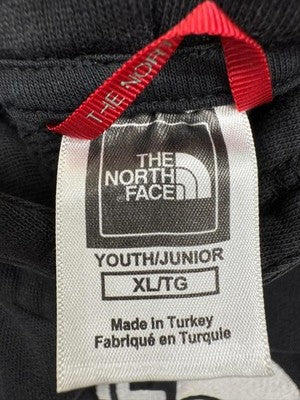 The North Face Gray Hoodie Youth Junior XL Pullover Cotton