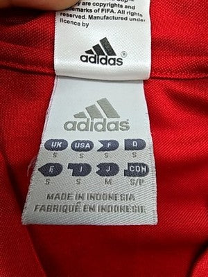 Adidas England Home Jersey 2006 World Cup Men's Size D Red