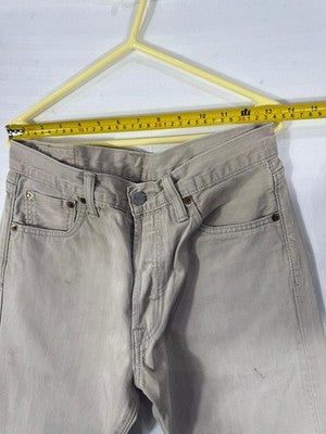 Levi's 501 Gray Straight Jeans 30x32 Button Fly