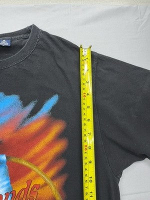 Ink Collection Men's M Black Eagle Motorcycle Cotton T-Shirt Vintage