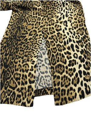 Zara BNWT Leopard Zw Collection Animal Print Dress Women's Size XS Fashion Midi