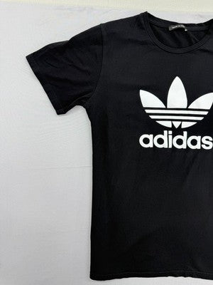 Adidas Originals Trefoil Logo Black XXL Men's Cotton T-Shirt Italy