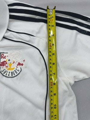 Adidas Men's L White Polo Shirt Climalite Moisture-Wicking