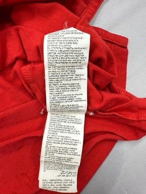 Puma Red Cotton T-Shirt XL Men's Short Sleeve Crew Neck