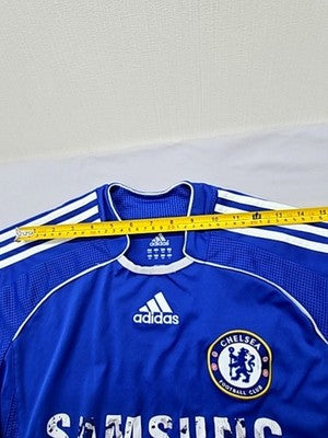 Adidas Men's Blue Soccer Jersey Short Sleeve Crewneck Size L