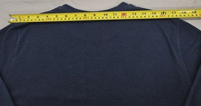 Nautica Men's Long Sleeve Navy Sleep T-Shirt Size S