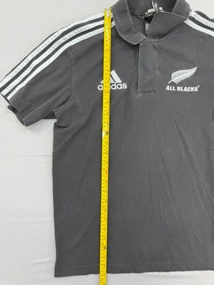 Adidas All Blacks Black Climalite Polo Shirt Men's Short Sleeve Regular Fit