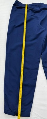 Nike Men's Navy XL Track Pants Tapered Drawstring Zipper Poly