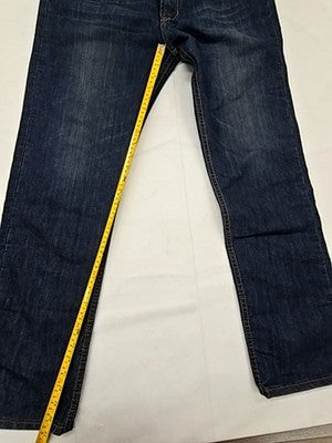 Levi's 501 Original Fit Straight Leg Jeans 33x32 Dark Wash