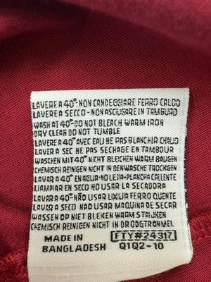 Kappa Men's XXL Red Short Sleeve Cotton T-Shirt Crewneck