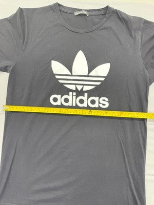 Adidas Originals Trefoil Logo Black XXL Men's Cotton T-Shirt Italy