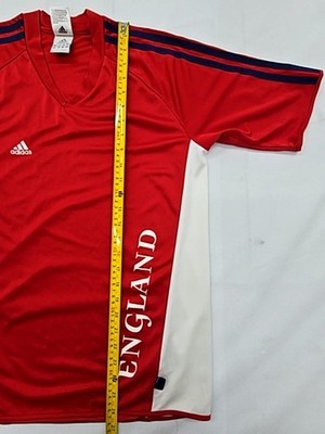 Adidas England Home Jersey 2006 World Cup Men's Size D Red