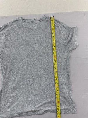 Champion Men's Gray Large Short Sleeve Crewneck Logo T-Shirt L
