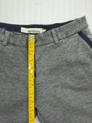 Imperial Boys Gray Fleece Sweatpants Tapered Size Regular - Drawstring