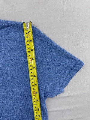Superdry Essential Logo Blue Marl Slim Fit Men's M T-Shirt Cotton