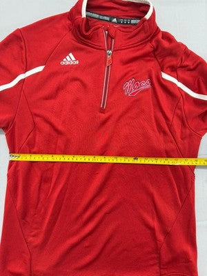 Adidas Men's Power Red Climalite Track Jacket M Full Zip