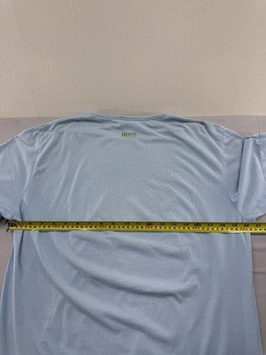Hugo Boss 1997 Club Tropicana Light Blue XL Cotton T-Shirt