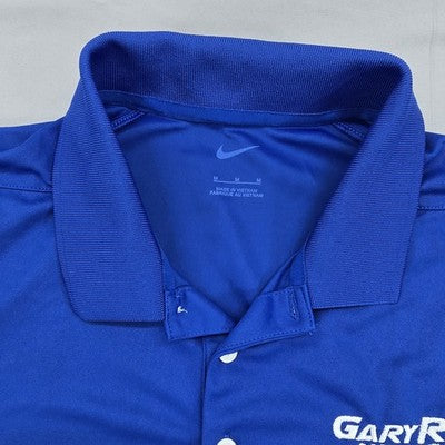 Nike Men's Blue Dri-FIT Golf Polo Short Sleeve Moisture Wicking