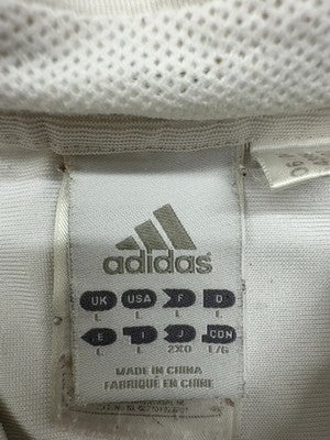 Adidas Germany Jersey White XL Men Short Sleeve 3 Stripes Crewneck