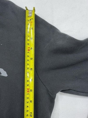 Puma Men's Gray Fleece Hoodie M Regular Fit Long Sleeve