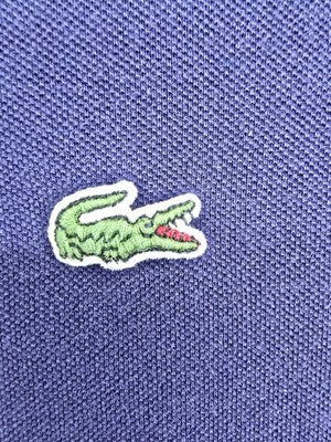 Lacoste Slim Fit Navy Polo Shirt Short Sleeve Size 5 Men DH4762-99