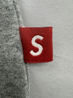 Supreme Box Logo Grey T-Shirt S SS14 Italy Cotton