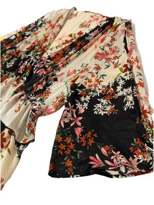 Zara Woman Zw Collection Ruffled Dress Size M Open Slit Elegant