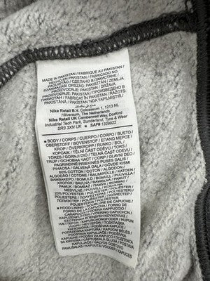 Nike Grey Fleece Pullover Hoodie Unisex Adult Size L