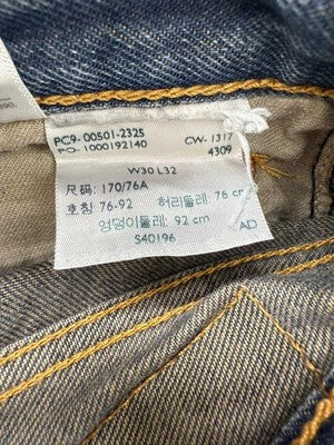 Levi's 501 Vintage Original Fit Jeans Men W30 L32 Dark Wash