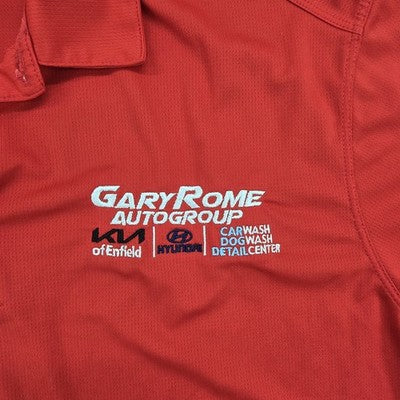 Nike Red XL Golf Polo Dri-FIT Short Sleeve Men's