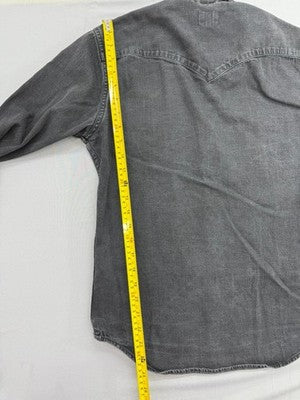 Levi's Men's Black Denim Long Sleeve Western Shirt S