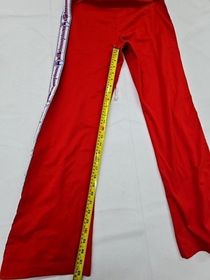 Champion Red Women's XS Flare Track Pants Side Stripe Drawstring