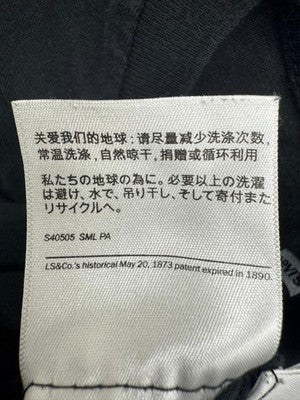 Levi's Men's Black Cotton Logo T-Shirt M Short Sleeve Crew Neck