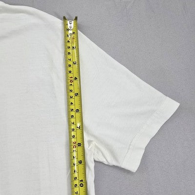 Puma Men's White S Short Sleeve Cotton T-Shirt Cat Logo Crew Neck