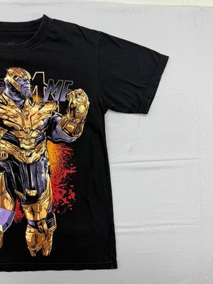 Black Timber Thanos Avengers Endgame Men's M Black T-Shirt Cotton