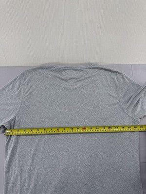 Tommy Hilfiger Men's XL Grey V-Neck Graphic Short Sleeve Cotton T-Shirt
