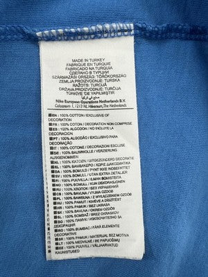 Nike Men's XXL Blue Short Sleeve Crewneck Cotton T-Shirt