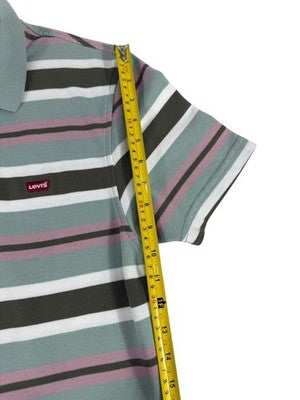 Levi's Men's XS Multi-Color Striped Cotton Polo Shirt