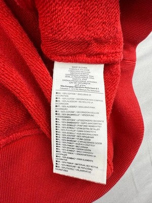 Nike Kobe Bryant Red Crewneck Sweatshirt Men's L Fleece Long Sleeve